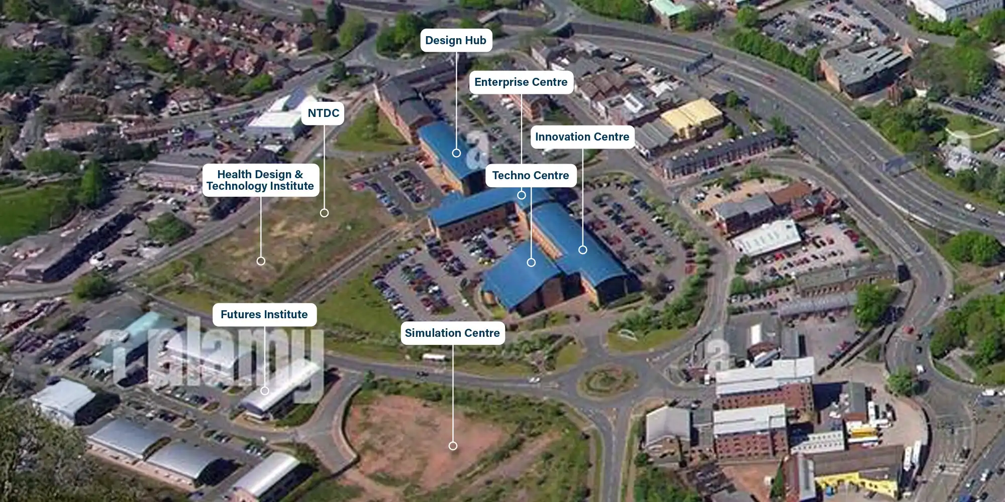 Coventry University Technology Park - Aerial View